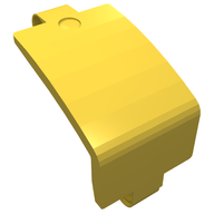 Деталь LEGO Technic Panel Curved and Bent 6 x 3, Желтый