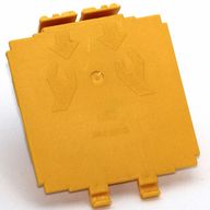 Деталь LEGO Duplo, Train Passenger Locomotive Base Battery Case Lid, Желтый