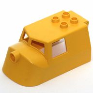 Деталь LEGO Duplo, Train Freight Locomotive Top, Желтый
