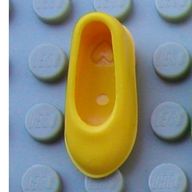Деталь LEGO Scala, Clothes Shoe Female Type 1 (Youth), Желтый
