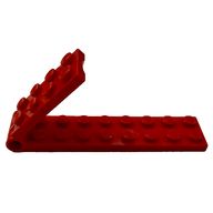 Деталь LEGO Hinge Plate 2 x 9 with Hole Close to Hinge [Complete Assembly], Желтый