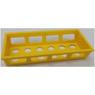 Деталь LEGO Duplo Wagon Body with Sides, Желтый