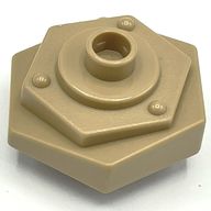 Деталь LEGO Duplo Weight Hexagonal with 1 stud, Желтый