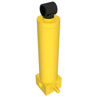 Деталь LEGO Pneumatic Cylinder with 1 Inlet Large (64mm), Желтый