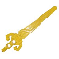 Деталь LEGO Large Figure Sword, Rascus - Series 1, Желтый