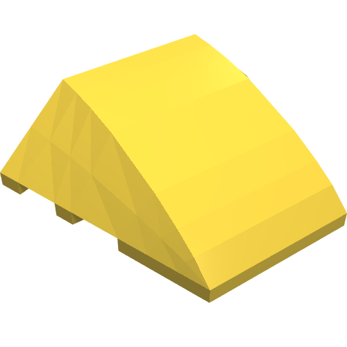 Набор LEGO Wedge 4 x 3 [No Studs], Желтый