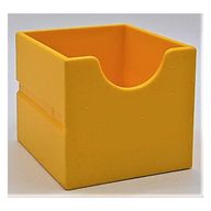 Деталь LEGO Duplo Furniture Drawer 2 x 2 with Semicircle Cutout, Желтый