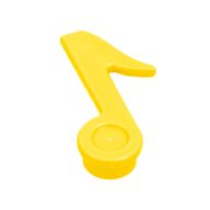 Деталь LEGO Musical Note, Желтый