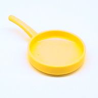 Деталь LEGO Scala Utensil Skillet, Желтый
