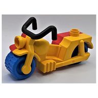 Деталь LEGO Duplo Motorcycle (Clown Bike), Желтый