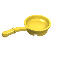 Деталь LEGO Friends Accessories Frying Pan, Желтый