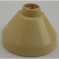 Деталь LEGO Duplo Cone 2 x 2 x 1, Желтый