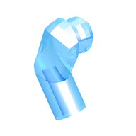 Деталь LEGO Minifig Arm Right, Прозрачный средне-голубой
