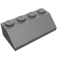 Деталь LEGO Скос 45° 2 x 4, Жемчужный темно-серый
