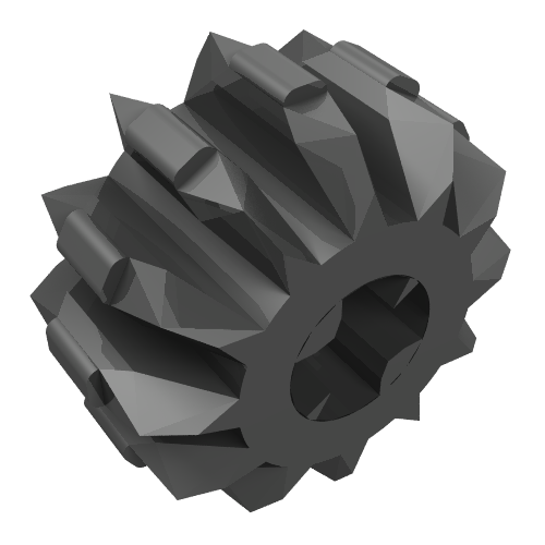 Набор LEGO Technic Gear 12 Tooth Double Bevel, Pearl Dark Gray