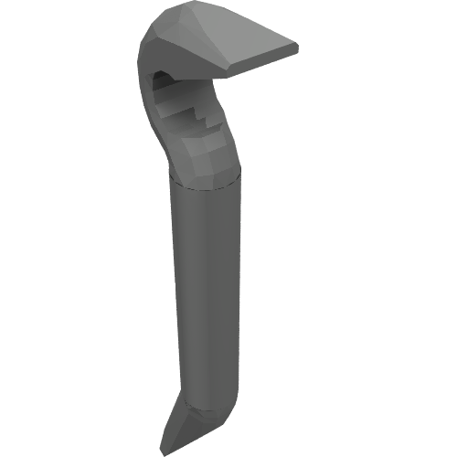 Набор LEGO Minifig Crowbar, Pearl Dark Gray