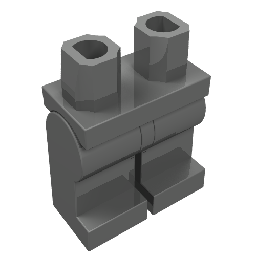 Набор LEGO Hips and Legs [Complete Assembly], Pearl Dark Gray