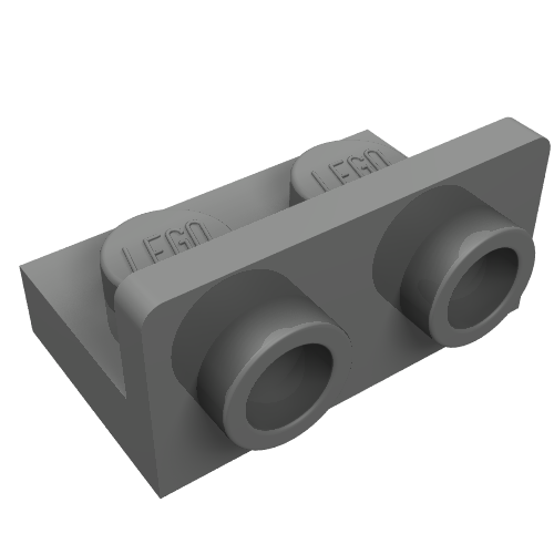 Набор LEGO Bracket 1 x 2 - 1 x 2 Inverted, Pearl Dark Gray