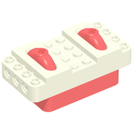 Деталь LEGO Remote Control, Science, Белый