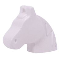 Деталь LEGO Animal Body Part, Horse Head (Toy Horse) [PLAIN], Белый