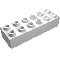 Деталь LEGO Кирпичик 2 x 6, Белый