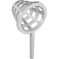 Деталь LEGO Minifig Net, Белый