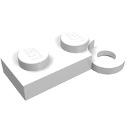 Деталь LEGO Hinge Plate 1 x 4 Swivel Base, Белый