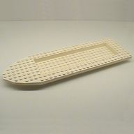 Деталь LEGO Boat Hull Unitary 32 x 10 x 1 2/3, Top, Белый