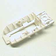 Деталь LEGO Деталь Technic 7 x 3, с держателем колеса, Белый