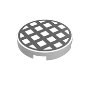 Деталь LEGO Tile Round 2 x 2 with Pizza Pepperoni Print, Белый