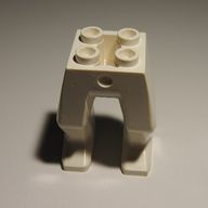 Деталь LEGO Creature Hips and Legs, Белый