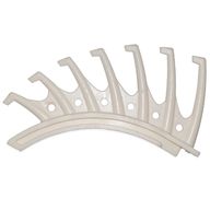 Деталь LEGO Bionicle Rahkshi Back Blade, 7 pointed (Guurahk), Белый