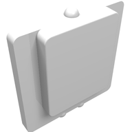 Деталь LEGO Glass for Window 1 x 2 x 2 Plane, Белый