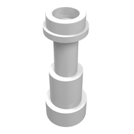 Деталь LEGO Minifig Telescope, Белый