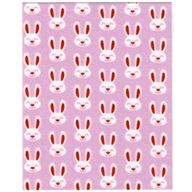 Деталь LEGO Duplo Blanket, Bright Pink with Rabbit Heads Print, Белый