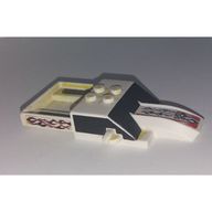 Vehicle, Top Fast Food Racer 4 x 10 with Pickup Bed and Black Windshield and Side Windows