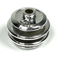 Деталь LEGO Pen Bead, Round Orb, 4 Discs, Белый