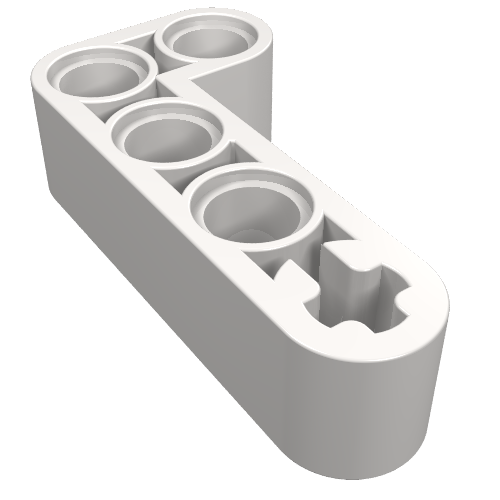 Набор LEGO Technic Beam 2 x 4 L-Shape Thick, Very Light Bluish Gray
