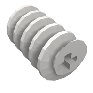 Деталь LEGO Technic, Gear Worm Screw, Очень светлый сине-серый