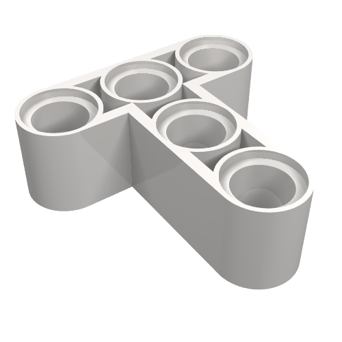 Набор LEGO Technic Beam 3 x 3 T-Shape Thick, Very Light Bluish Gray