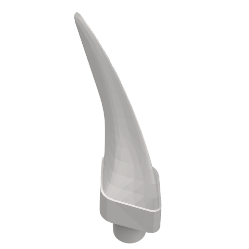 Набор LEGO Barb Large (Claw, Horn), Very Light Bluish Gray