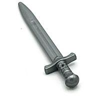 Деталь LEGO Weapon Sword Long, Матовый серебристый
