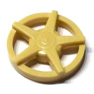Деталь LEGO Wheel Cover 5 Spoke - for Wheel 18976, Песочный