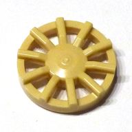 Деталь LEGO Wheel Cover 10 Spoke - for Wheel 18976, Песочный