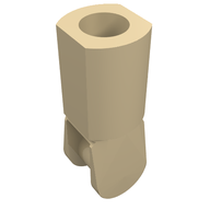 Деталь LEGO 3.2 SHAFT W/3.2 HOLE, Песочный
