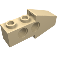 Деталь LEGO Technic Slope Short (Wing Front), Песочный