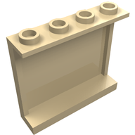 Деталь LEGO Панель 1 x 4 x 3, Песочный