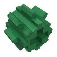 Деталь LEGO Technic, Gear 8 Tooth, Reinforced, Зеленый