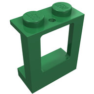 Деталь LEGO Window 1 x 2 x 2 Plane, Зеленый