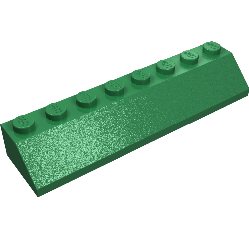 Набор LEGO Slope 45В° 2 x 8, Зеленый